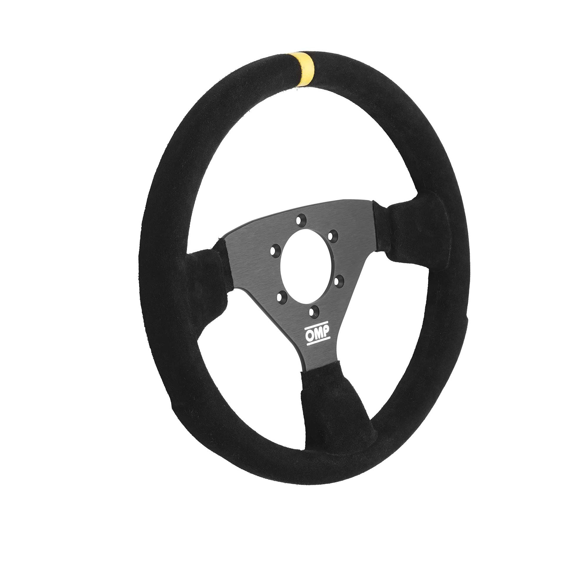 VOLANTE OMP 320 ALU RALLY ANTE 320MM NEGRO - OMP original APEXCORSE imagen 1