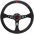VOLANTE OMP CORSICA ANTE 350MM BRAZOS NEGRO -DETALLE ROJO - OMP original APEXCORSE imagen 1