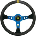 VOLANTE OMP CORSICA ANTE 350MM NEGRO BRAZOS AZUL - OMP original APEXCORSE imagen 1