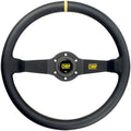VOLANTE OMP RALLY PIEL 350MM NEGRO 2 BRAZOS - OMP original APEXCORSE imagen 1