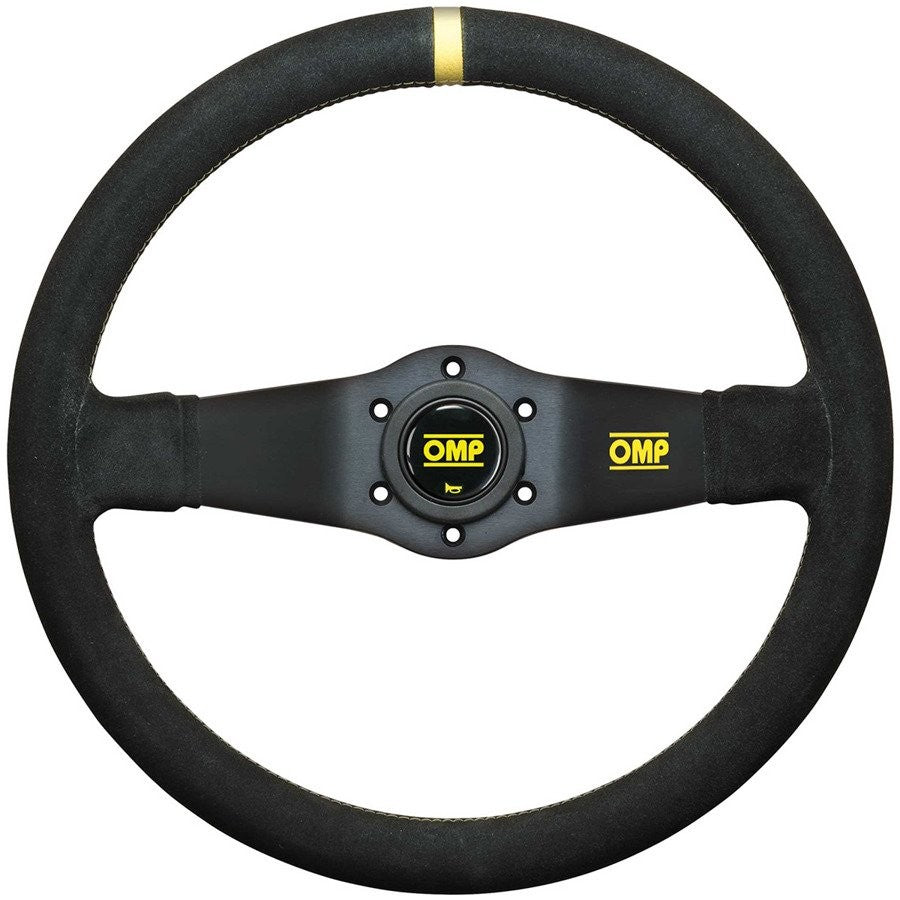 VOLANTE OMP RALLY ANTE 350MM NEGRO 2 BRAZOS - OMP original APEXCORSE imagen 1
