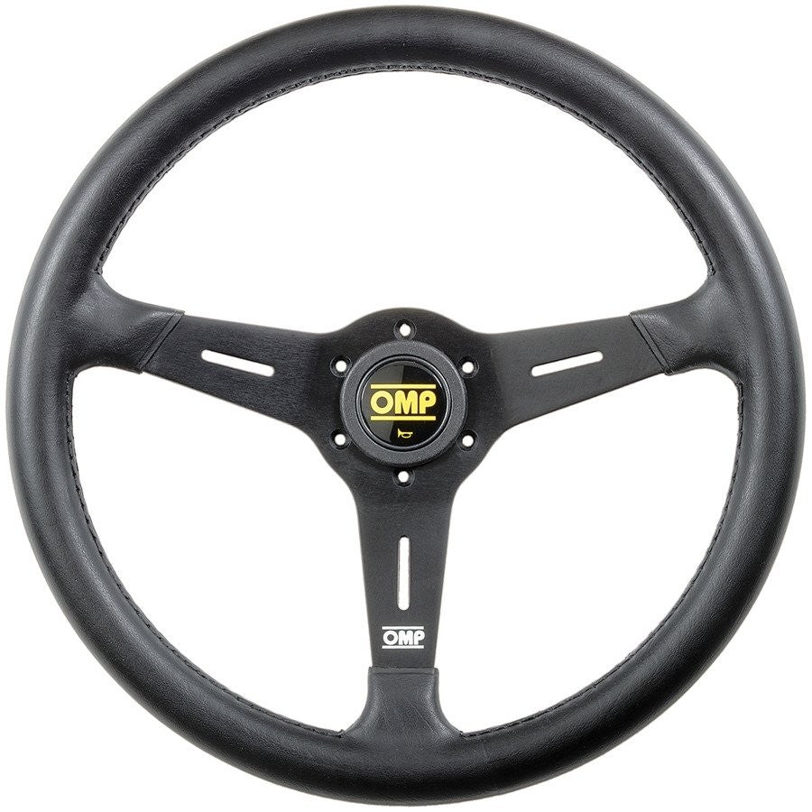VOLANTE OMP SAND PIEL 380MM NEGRO - OMP original APEXCORSE imagen 1