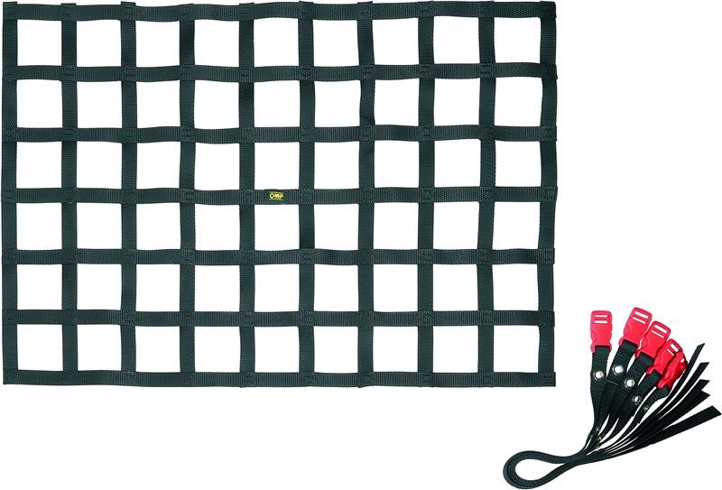 RED VENTANILLA OMP DE NYLON 60CMX60CM ROJO - OMP original APEXCORSE imagen 1