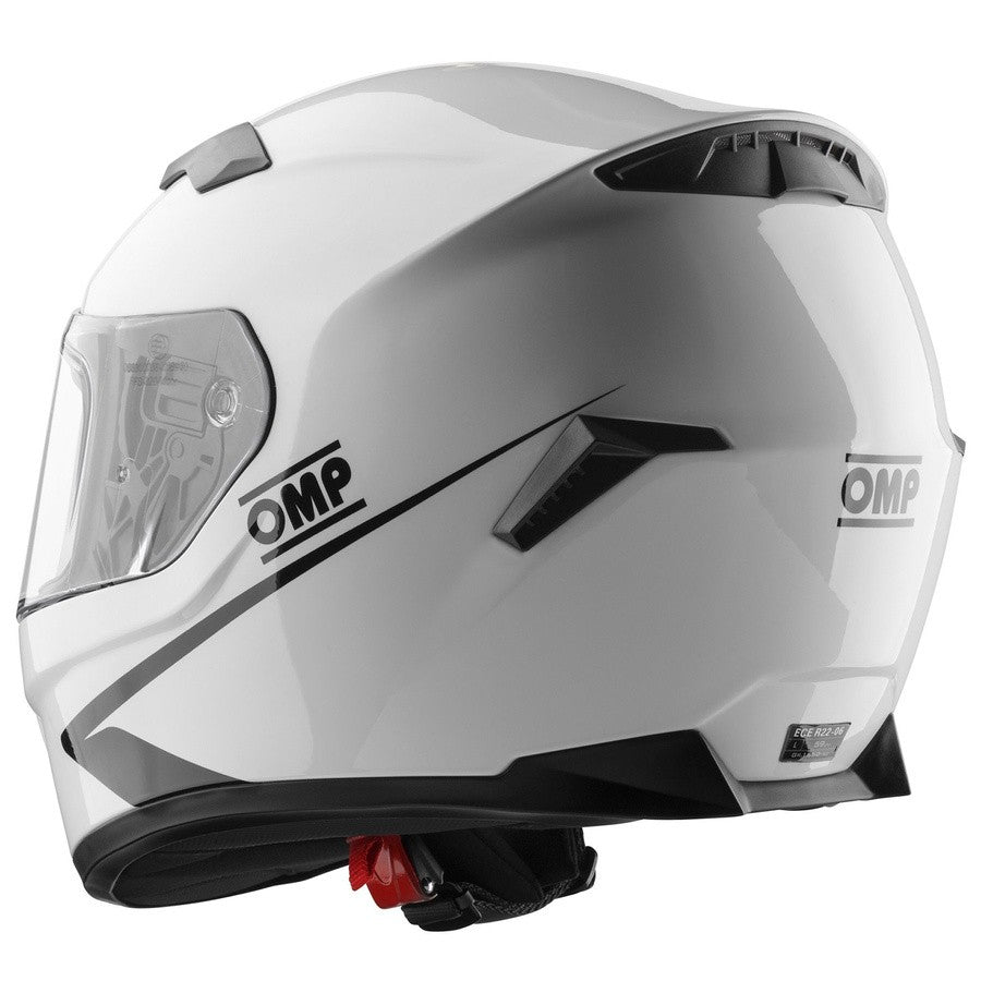 CASCO OMP CIRCUIT EVO2 BLANCO TALLA XXL - OMP original APEXCORSE imagen 2