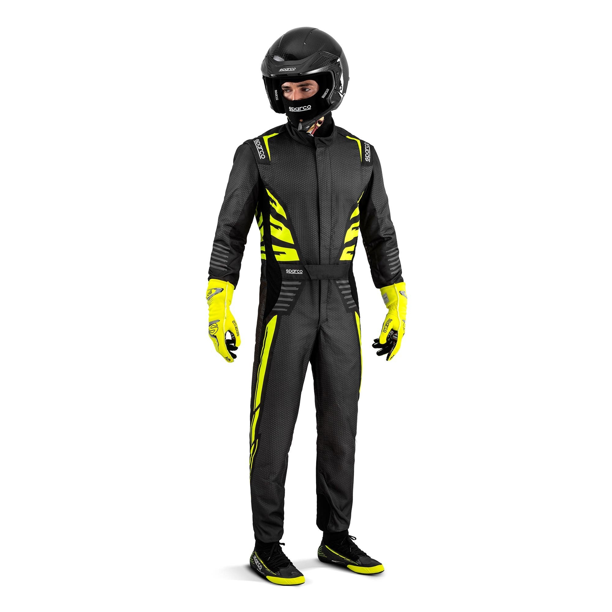 Traje De Carreras Sparco Infinity 5.0 Talla 50 Gris Oscuro/Amarillo Fluor - Sparco original | APEXCORSE