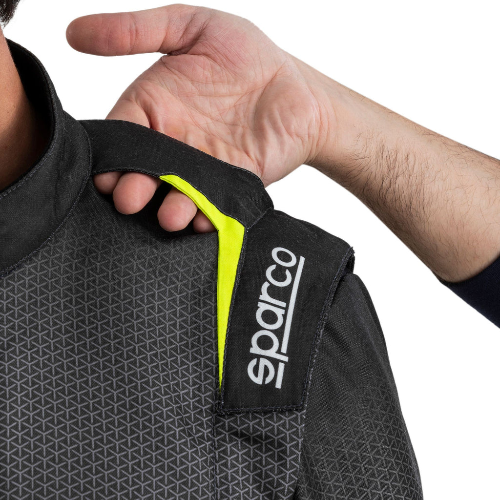 Traje De Carreras Sparco Infinity 5.0 Talla 52 Gris Oscuro/Amarillo Fluor - Sparco | APEXCORSE imagen 4