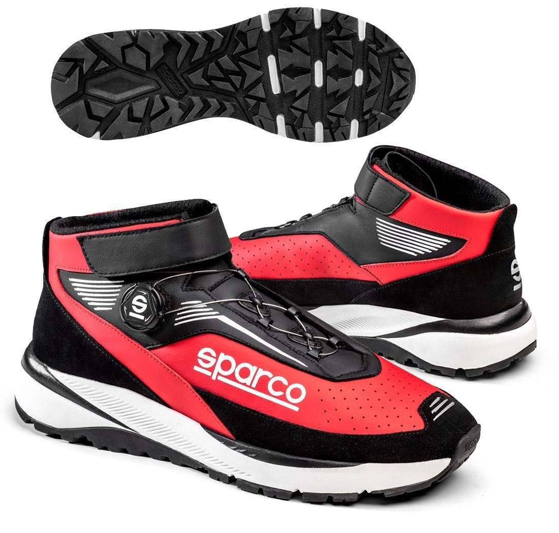 Zapatilla Sparco Chrono FIA 8856-2018 Talla 40 Negro/Rojo - Sparco original | APEXCORSE