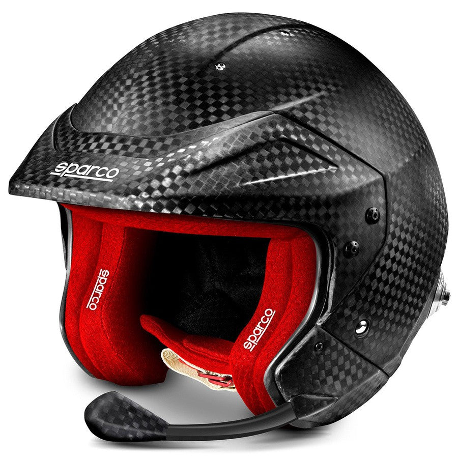 Casco Sparco Prime Rj-I Carbon FIA 8860-2018 Talla S Rojo - Sparco original | APEXCORSE