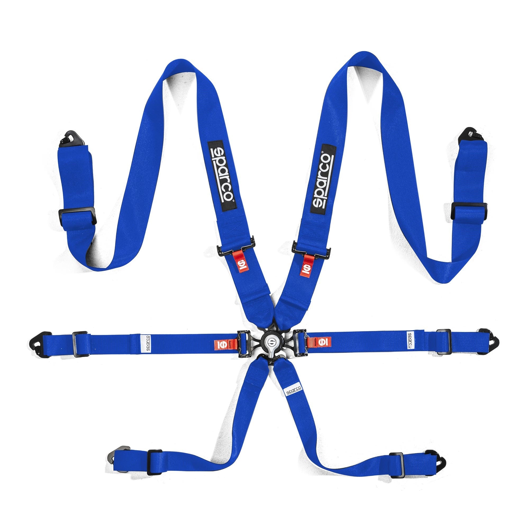 Arnes Sparco 6 Puntos De 3"+2" H3 Acero 6P Mosqueton Azul - Sparco original | APEXCORSE