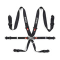 Arnes Sparco 6 Puntos De 3"+2" H3 Acero 6P Mosqueton Negro - Sparco original | APEXCORSE