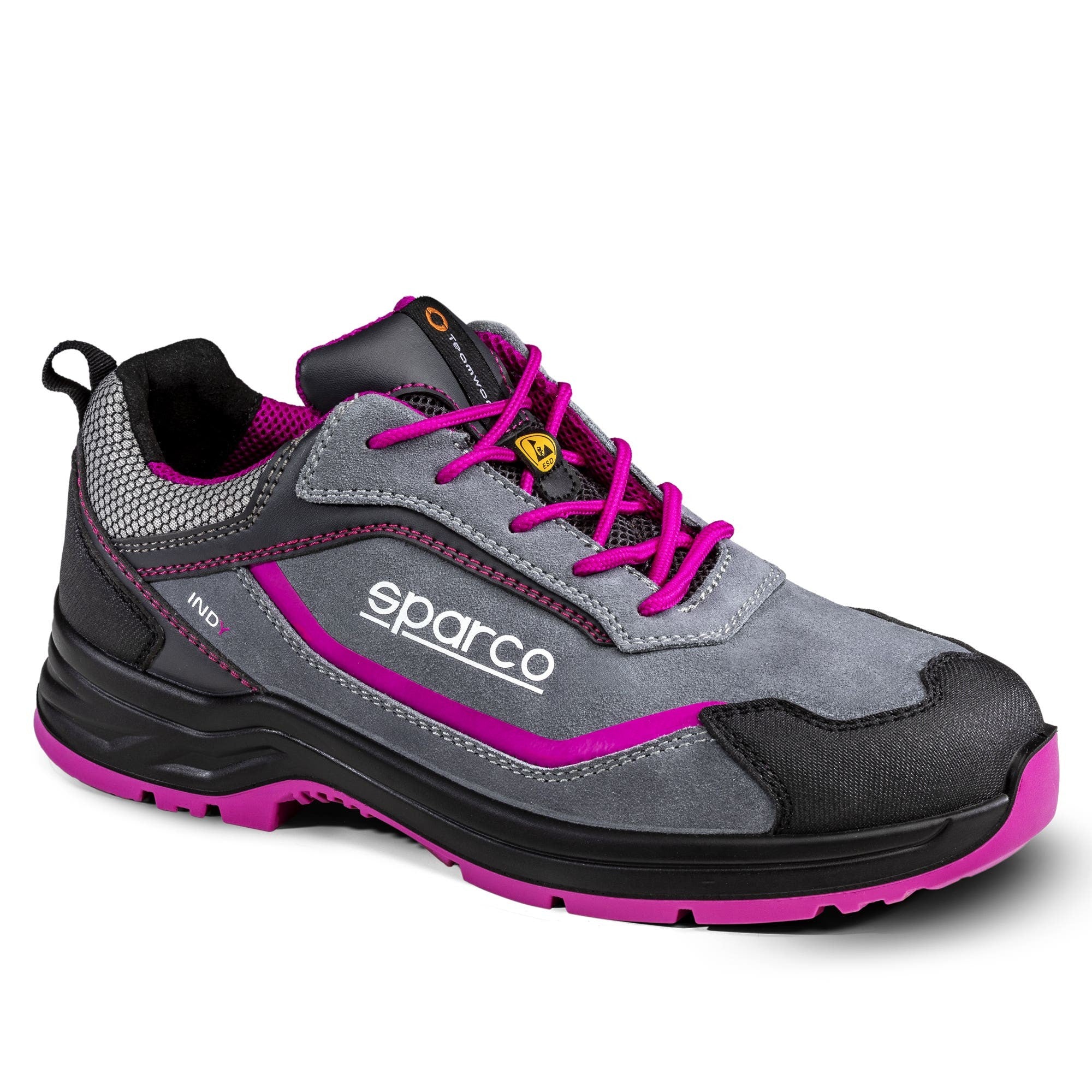 Zapato Seguridad Sparco Indy Danica S3 Talla 36 Gris/Fucsia - Sparco original | APEXCORSE