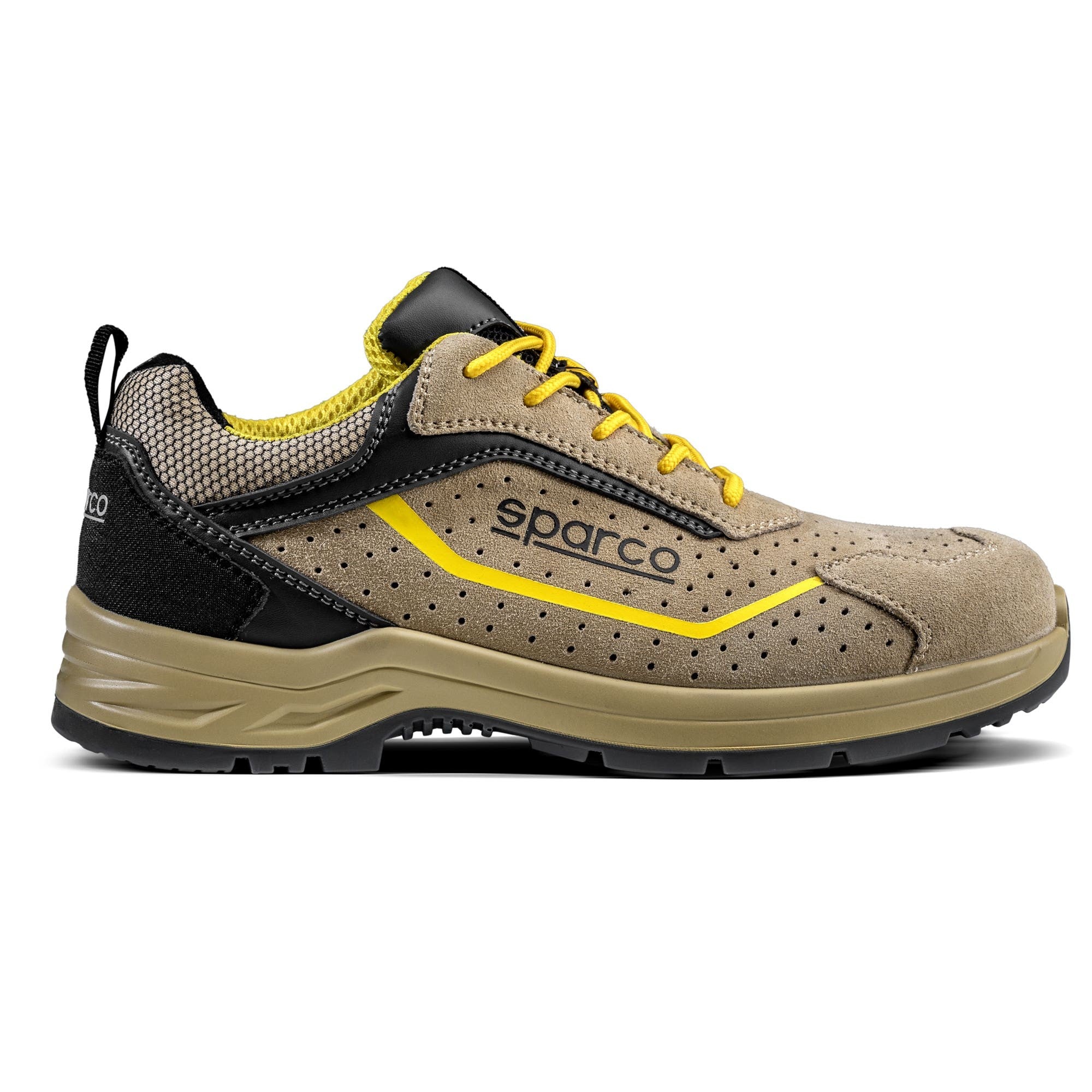 Zapato Seguridad Sparco Indy Colton S1P Esd Talla 48 Tan/Amarillo - Sparco | APEXCORSE imagen 2