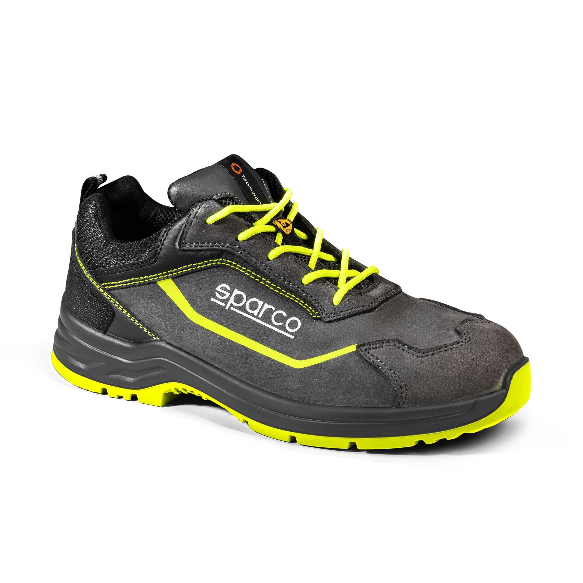 Zapato Seguridad Sparco Indy Conor S3 Esd Talla 45 Gris/Amarillo - Sparco original | APEXCORSE