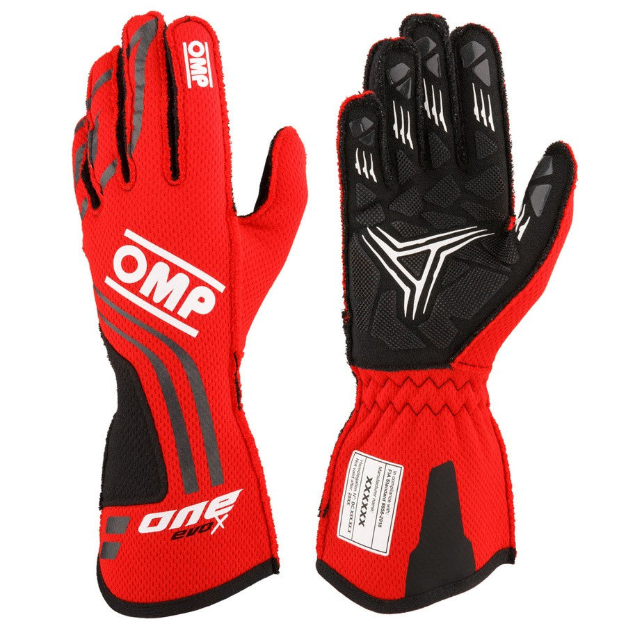 GUANTES OMP ONE EVO-X MY24 FIA 8856-2018 ROJO TALLA L - OMP original APEXCORSE imagen 1