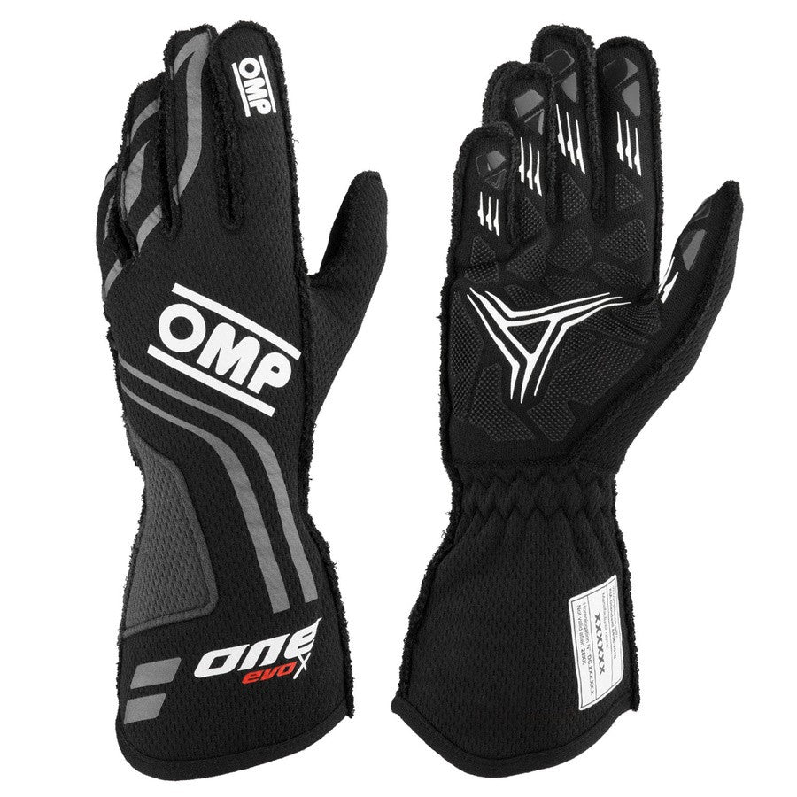 GUANTES OMP ONE EVO-X MY24 FIA 8856-2018 NEGRO TALLA S - OMP original APEXCORSE imagen 1