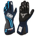 GUANTES OMP ONE EVO-X MY24 FIA 8856-2018 AZUL MARINO / CIAN TALLA XS - OMP original APEXCORSE imagen 1