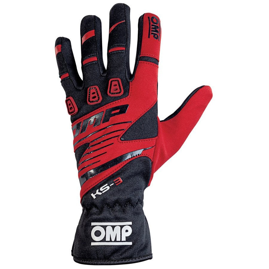 GUANTES OMP KART KS-3 ROJO/NEGRO TALLA XL - OMP original APEXCORSE imagen 1