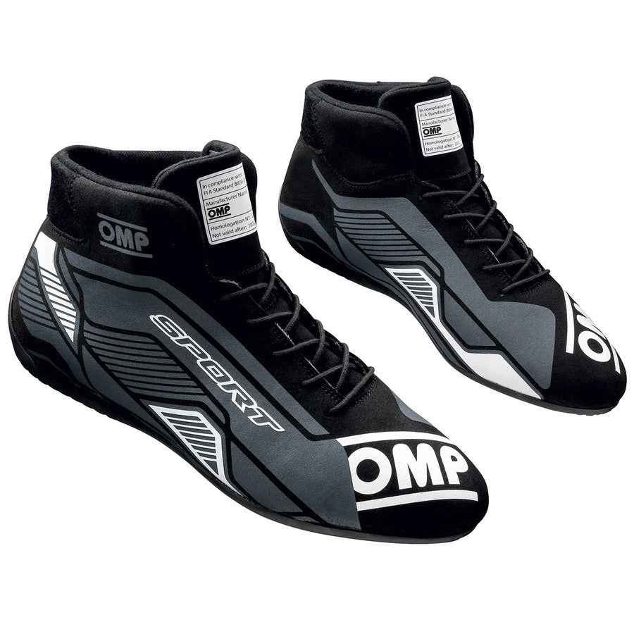 ZAPATILLAS OMP SPORT FIA 8856-2018 NEGRO/BLANCO TALLA 47 - OMP original APEXCORSE imagen 1