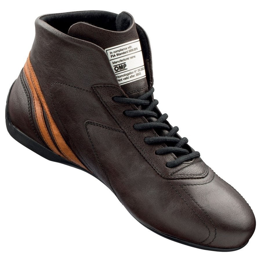 BOTINES OMP CARRERA FIA 8856-2018 MARRÓN OSCURO TALLA 37 - OMP original APEXCORSE imagen 2