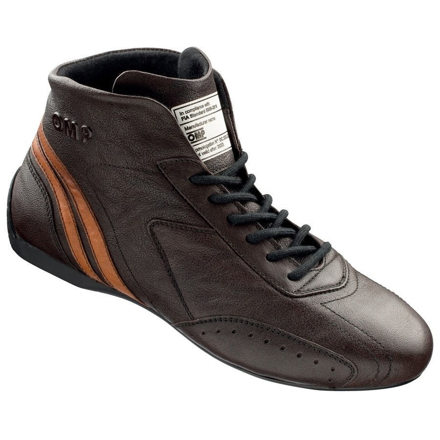 BOTINES OMP CARRERA FIA 8856-2018 MARRÓN OSCURO TALLA 38 - OMP original APEXCORSE imagen 1