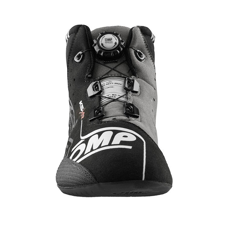 ZAPATILLAS OMP KART KS-X FIA 8877-2022 NEGRO TALLA 38 - OMP original APEXCORSE imagen 3