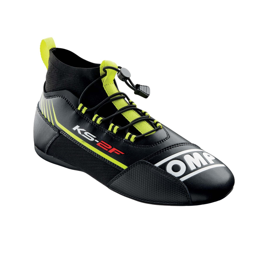 ZAPATILLAS OMP KART KS-2F NEGRO/AMARILLO FLUO TALLA 35 - OMP original APEXCORSE imagen 1
