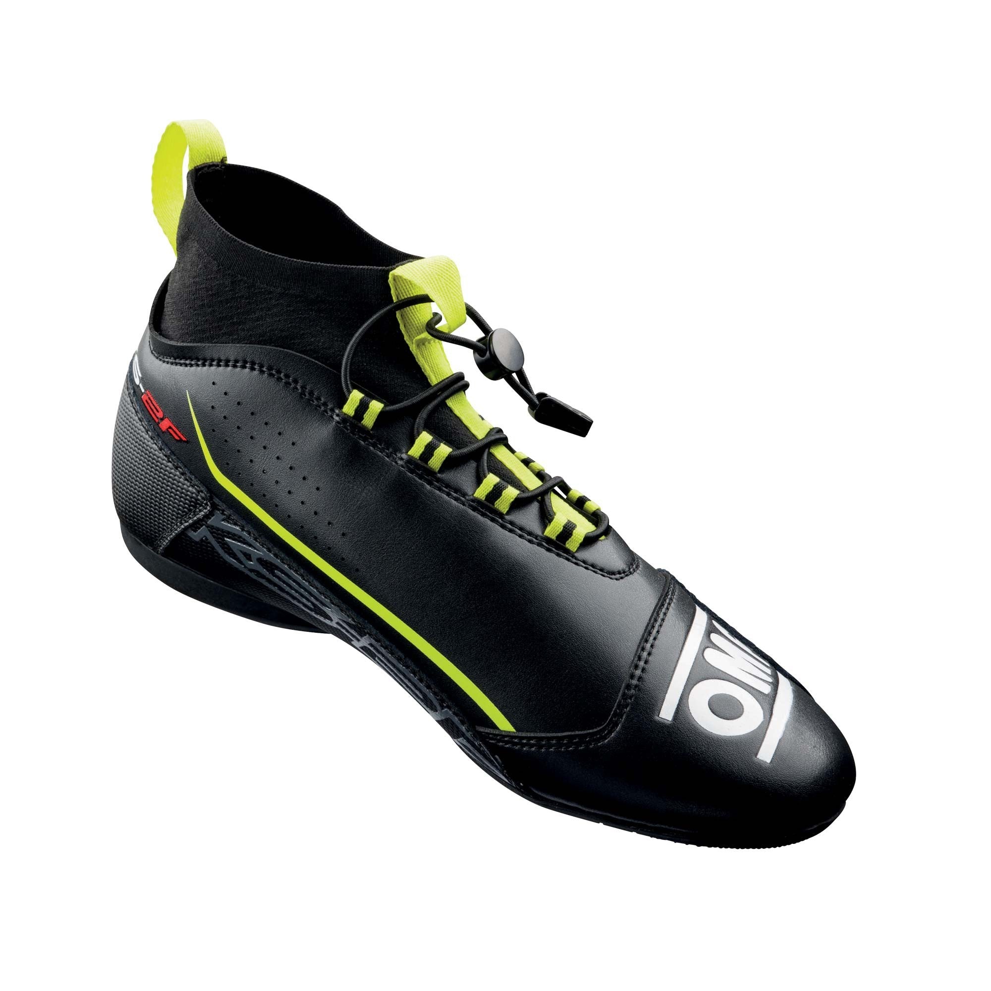 ZAPATILLAS OMP KART KS-2F NEGRO/AMARILLO FLUO TALLA 41 - OMP original APEXCORSE imagen 2