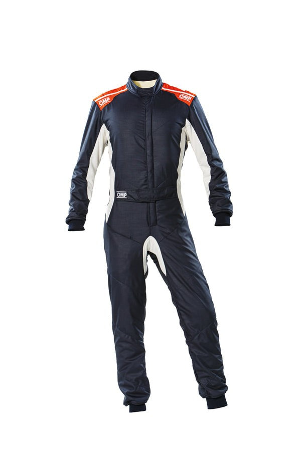 OMP TRAJE DE CARRERAS ONE-S FIA 8856-2018 AZUL MARINO / NARANJA FLUO TALLA 48 - OMP original APEXCORSE imagen 1