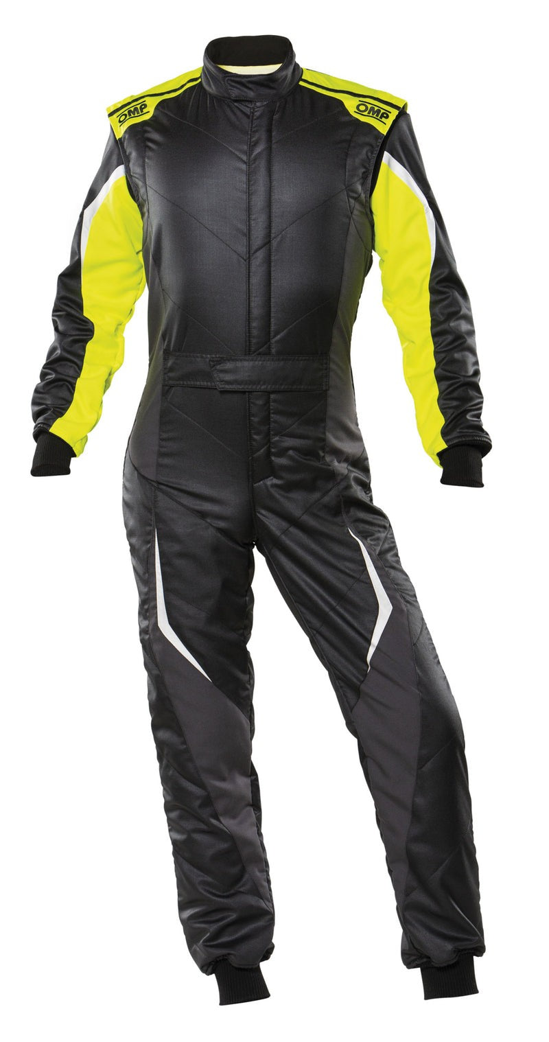 OMP TRAJE DE CARRERAS TECNICA EVO FIA 8856-2018 NEGRO / AMARILLO FLUO TALLA 56 - OMP original APEXCORSE imagen 1