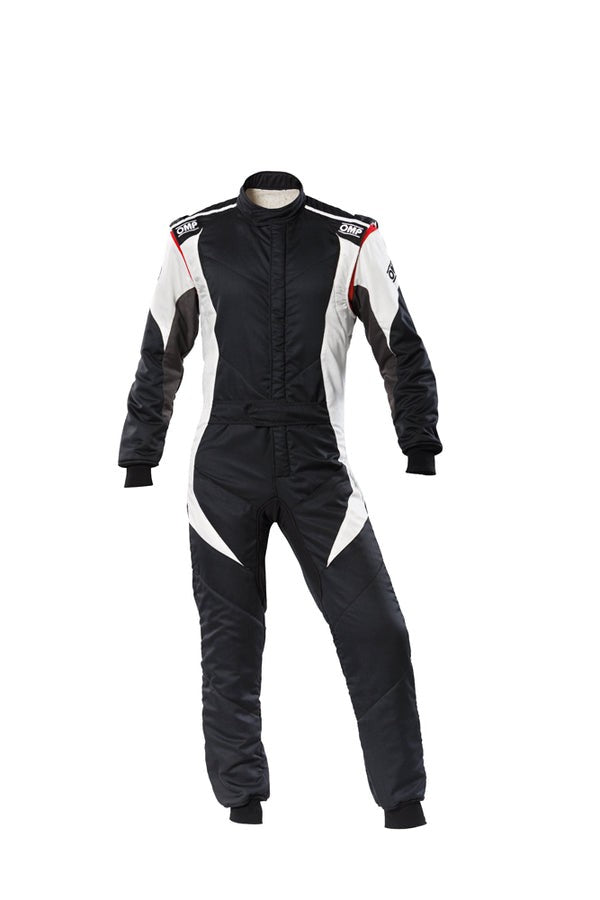 OMP TRAJE DE CARRERAS FIRST EVO FIA 8856-2018 NEGRO/BLANCO TALLA 52 - OMP original APEXCORSE imagen 1