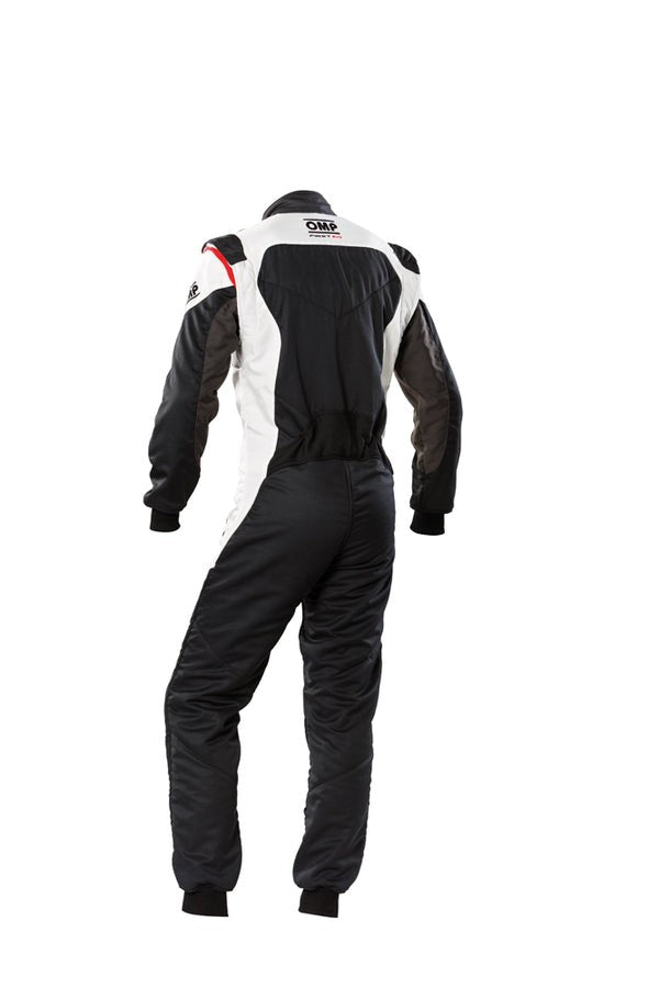 OMP TRAJE DE CARRERAS FIRST EVO FIA 8856-2018 NEGRO/BLANCO TALLA 52 - OMP original APEXCORSE imagen 2