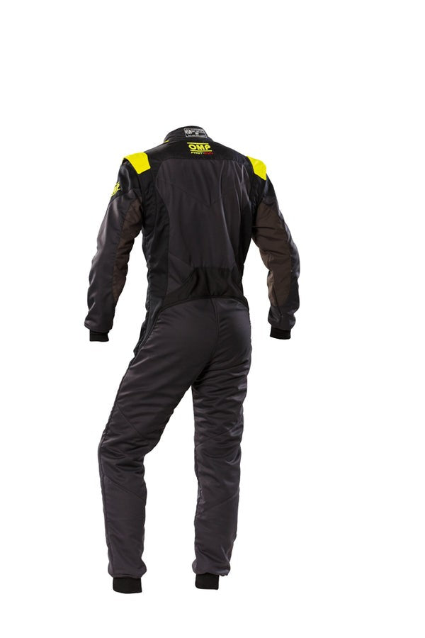 OMP TRAJE DE CARRERAS FIRST EVO FIA 8856-2018 ANTRACITA / AMARILLO FLUO TALLA 56 - OMP original APEXCORSE imagen 2