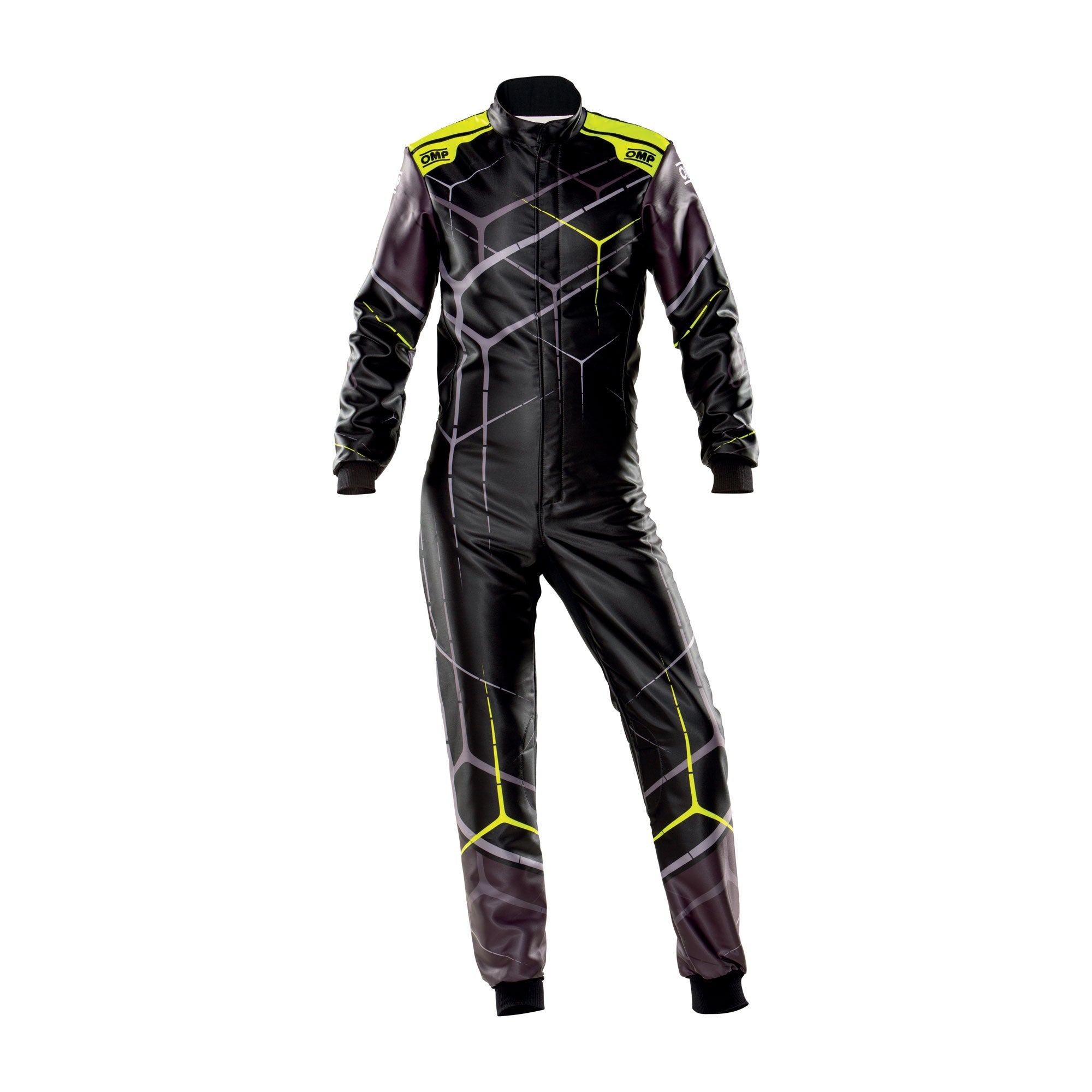 OMP TRAJE DE CARRERAS KS ART KART (PARA NIÑOS) NEGRO / AMARILLO FLUO TALLA 120 (NIÑOS) - OMP original APEXCORSE imagen 1