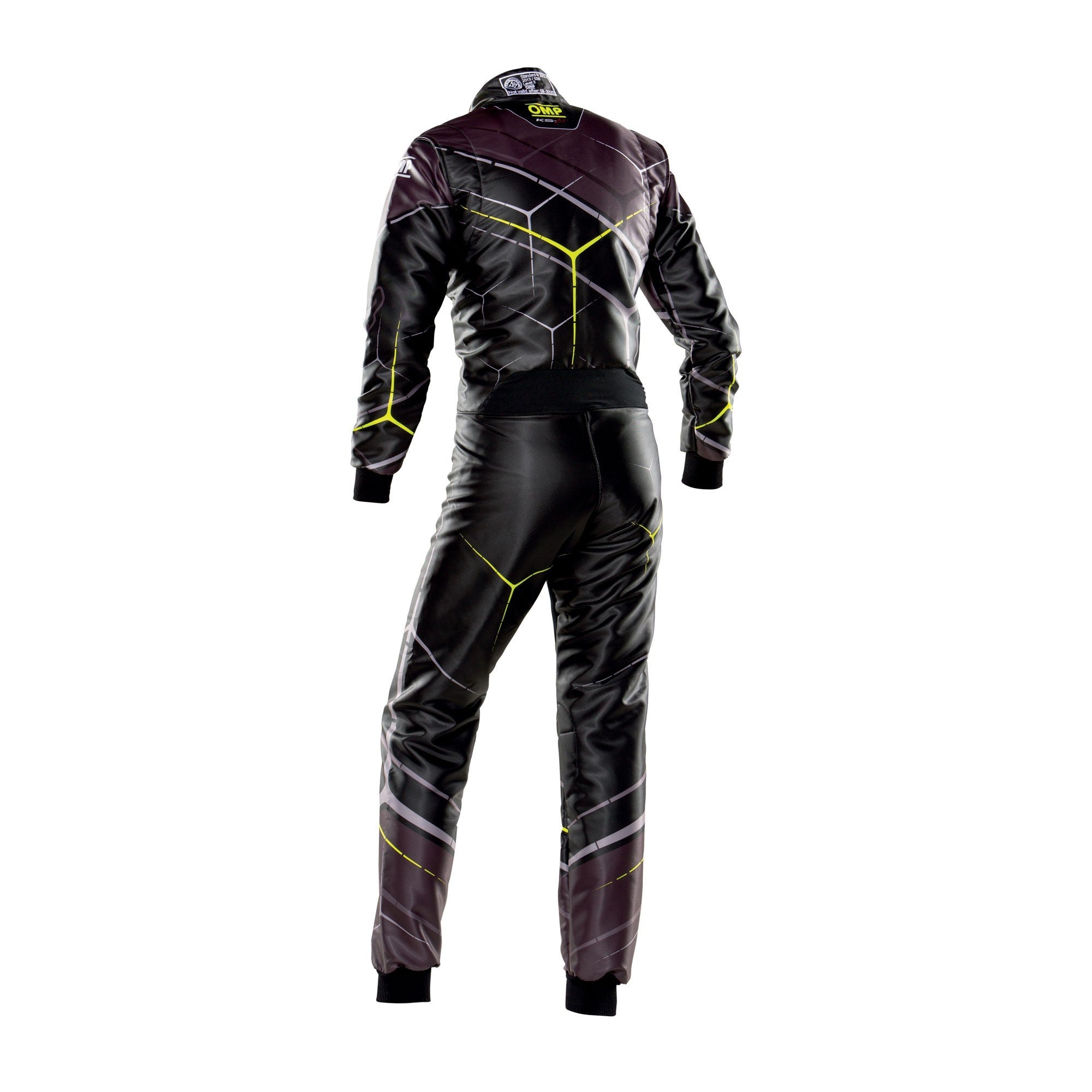 OMP TRAJE DE CARRERAS KS ART KART (PARA NIÑOS) NEGRO / AMARILLO FLUO TALLA 120 (NIÑOS) - OMP original APEXCORSE imagen 2