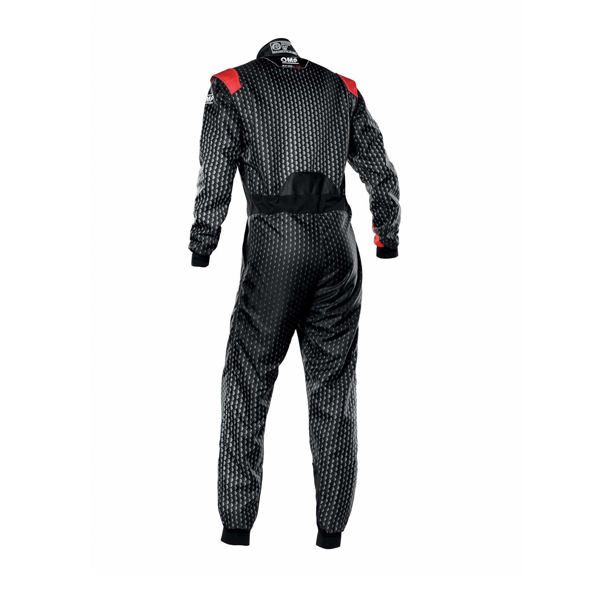 OMP TRAJE DE CARRERAS KS-3R ART KART NEGRO/ROJO TALLA 58 - OMP original APEXCORSE imagen 2