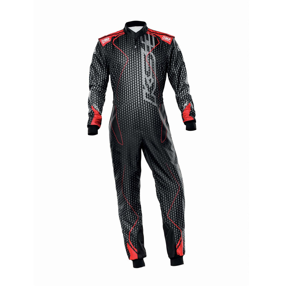 OMP TRAJE DE CARRERAS KS-3R ART KART NEGRO/ROJO TALLA 60 - OMP original APEXCORSE imagen 1