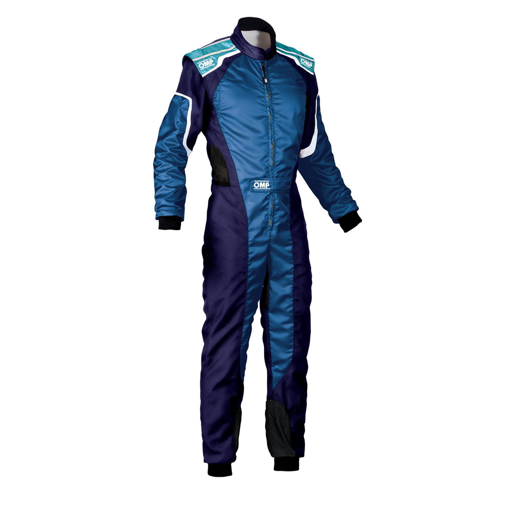OMP TRAJE DE CARRERAS KS-3 KART (PARA NIÑOS) AZUL / BLANCO / CIAN TALLA 120 (NIÑOS) - OMP original APEXCORSE imagen 1