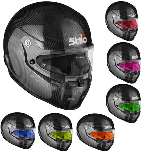 Sparco Casco Stilo St5 Cmr Carbono Interior Azul Karting Talla 55 - Sparco | APEXCORSE imagen 2