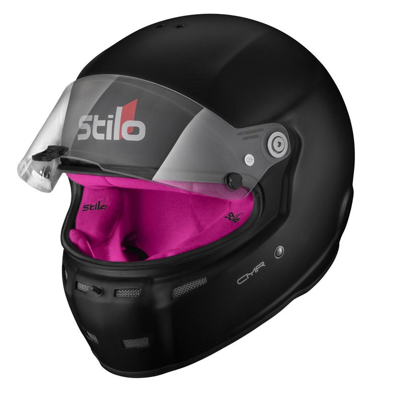 Sparco Casco Stilo St5 Cmr Negro Mate Interior Rosa Karting Talla 56 - Sparco | APEXCORSE imagen 4
