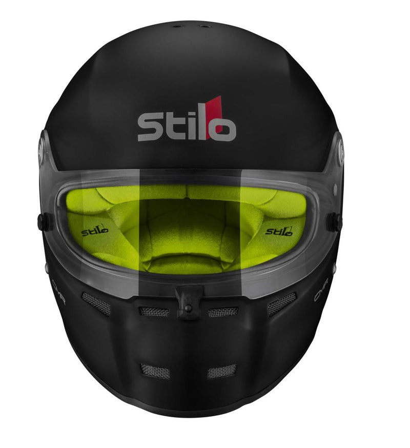 Sparco Casco Stilo St5 Cmr Negro Mate Interior Amarillo Karting Talla 57 - Sparco | APEXCORSE imagen 8