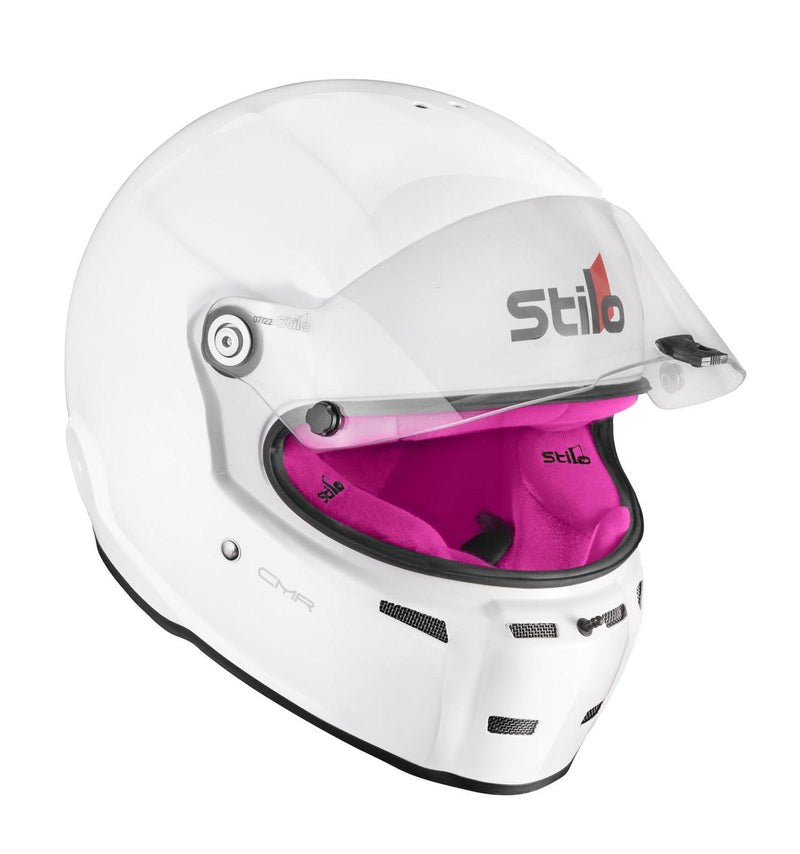 Sparco Casco Stilo St5 Cmr Blanco Interior Rosa Karting Talla 56 - Sparco | APEXCORSE imagen 2