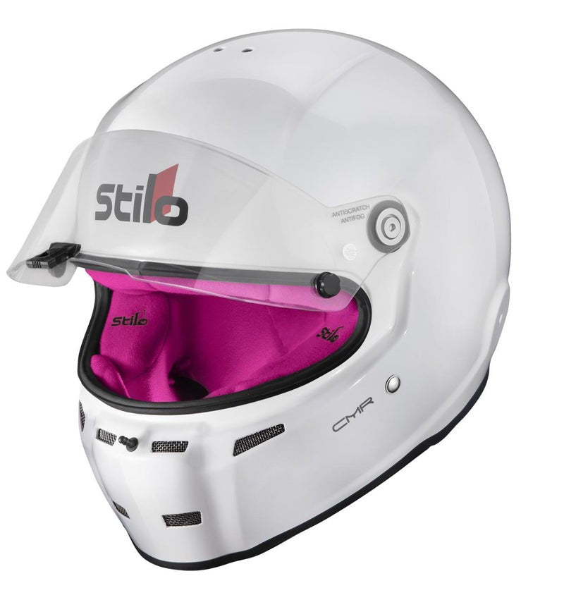 Sparco Casco Stilo St5 Cmr Blanco Interior Rosa Karting Talla 56 - Sparco | APEXCORSE imagen 4