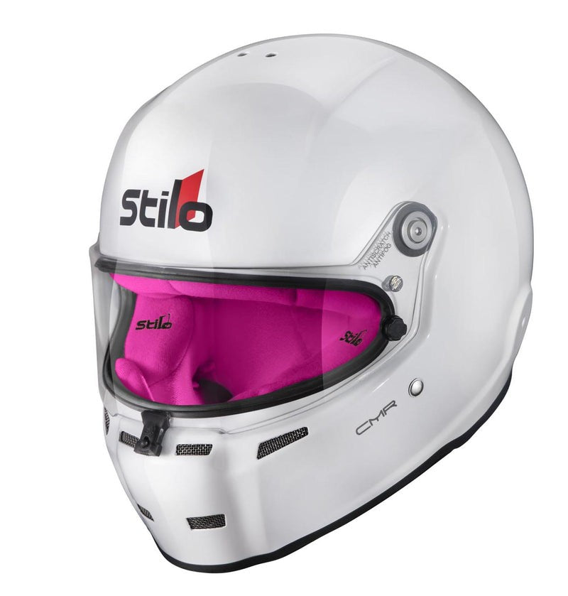 Sparco Casco Stilo St5 Cmr Blanco Interior Rosa Karting Talla 56 - Sparco | APEXCORSE imagen 5