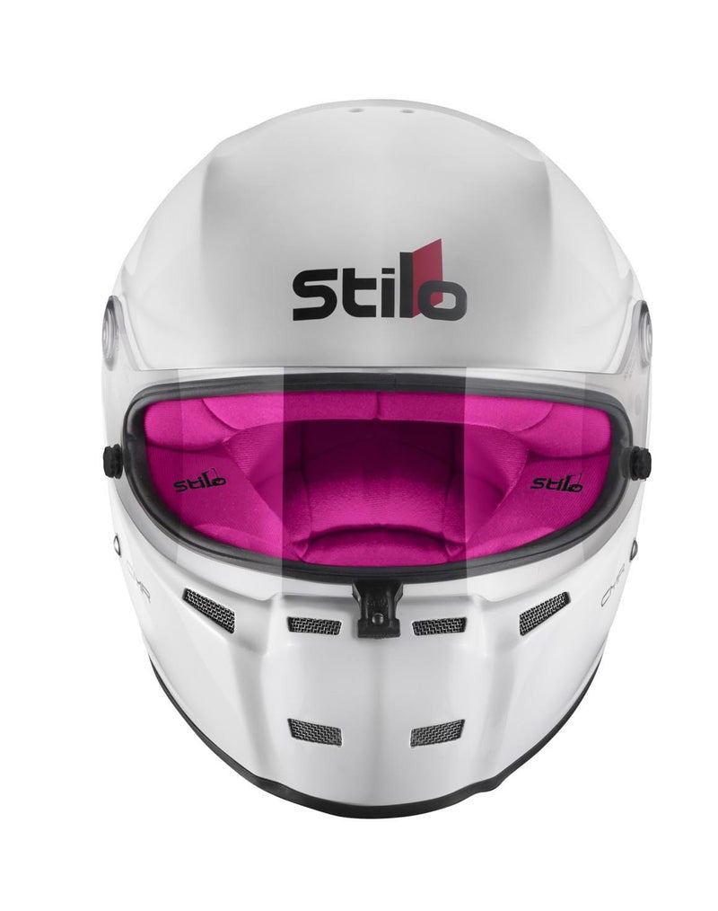 Sparco Casco Stilo St5 Cmr Blanco Interior Rosa Karting Talla 56 - Sparco | APEXCORSE imagen 8