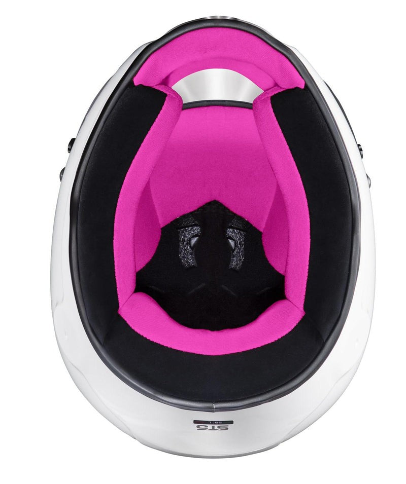 Sparco Casco Stilo St5 Cmr Blanco Interior Rosa Karting Talla 59 - Sparco | APEXCORSE imagen 6