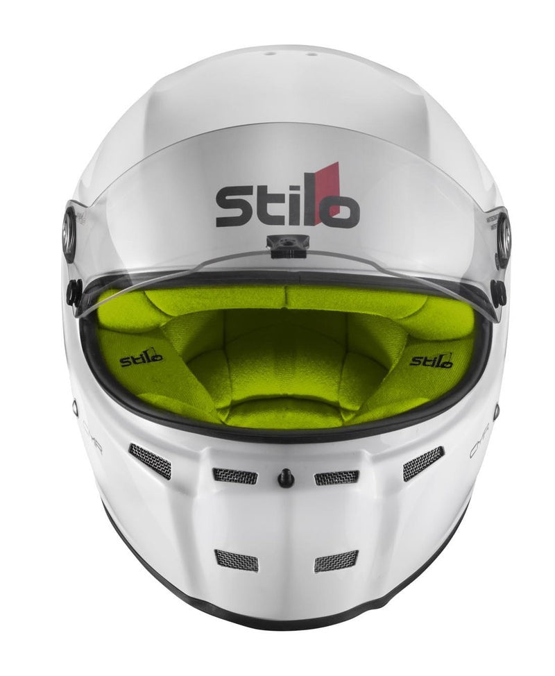 Sparco Casco Stilo St5 Cmr Blanco Interior Amarillo Karting Talla 57 - Sparco original | APEXCORSE