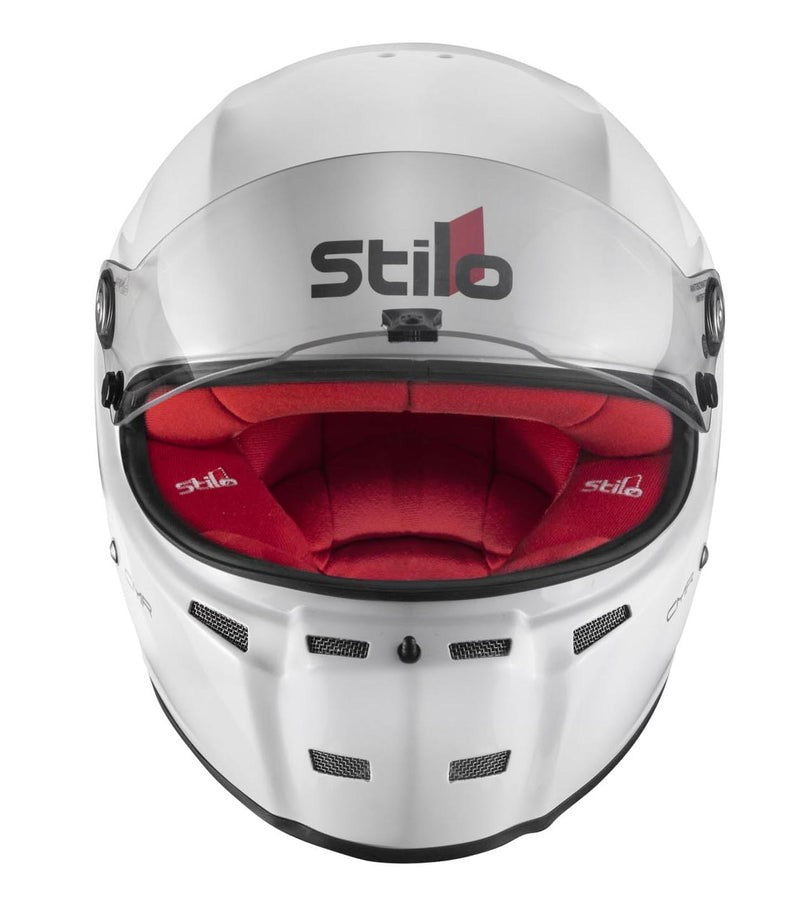 Sparco Casco Stilo St5 Cmr Blanco Interior Rojo Karting Talla 55 - Sparco original | APEXCORSE