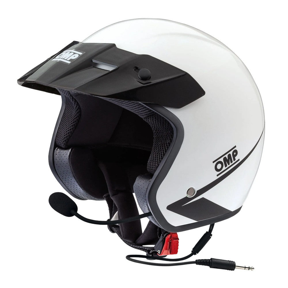 CCASCO OMP STAR CON INTECOMUNICADOR ECE 22.06 BLANCO TALLA M - OMP original APEXCORSE imagen 1
