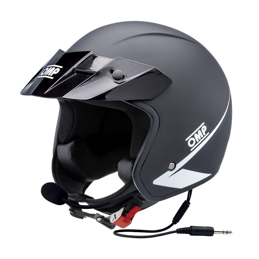 CASCO OMP STAR CON INTECOMUNICADOR ECE 22.06 NEGRO MATE TALLA S - OMP original APEXCORSE imagen 1