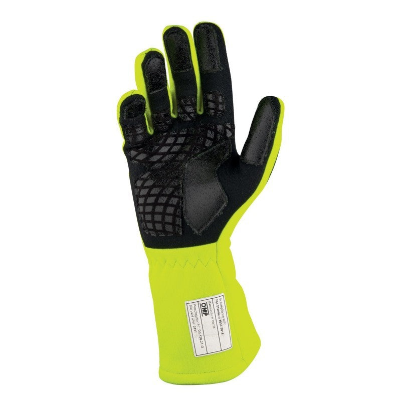 OMP GUANTES PRO MECH-S FIA 8856-2018 AMARILLO FLUO TALLA L - OMP original APEXCORSE imagen 2